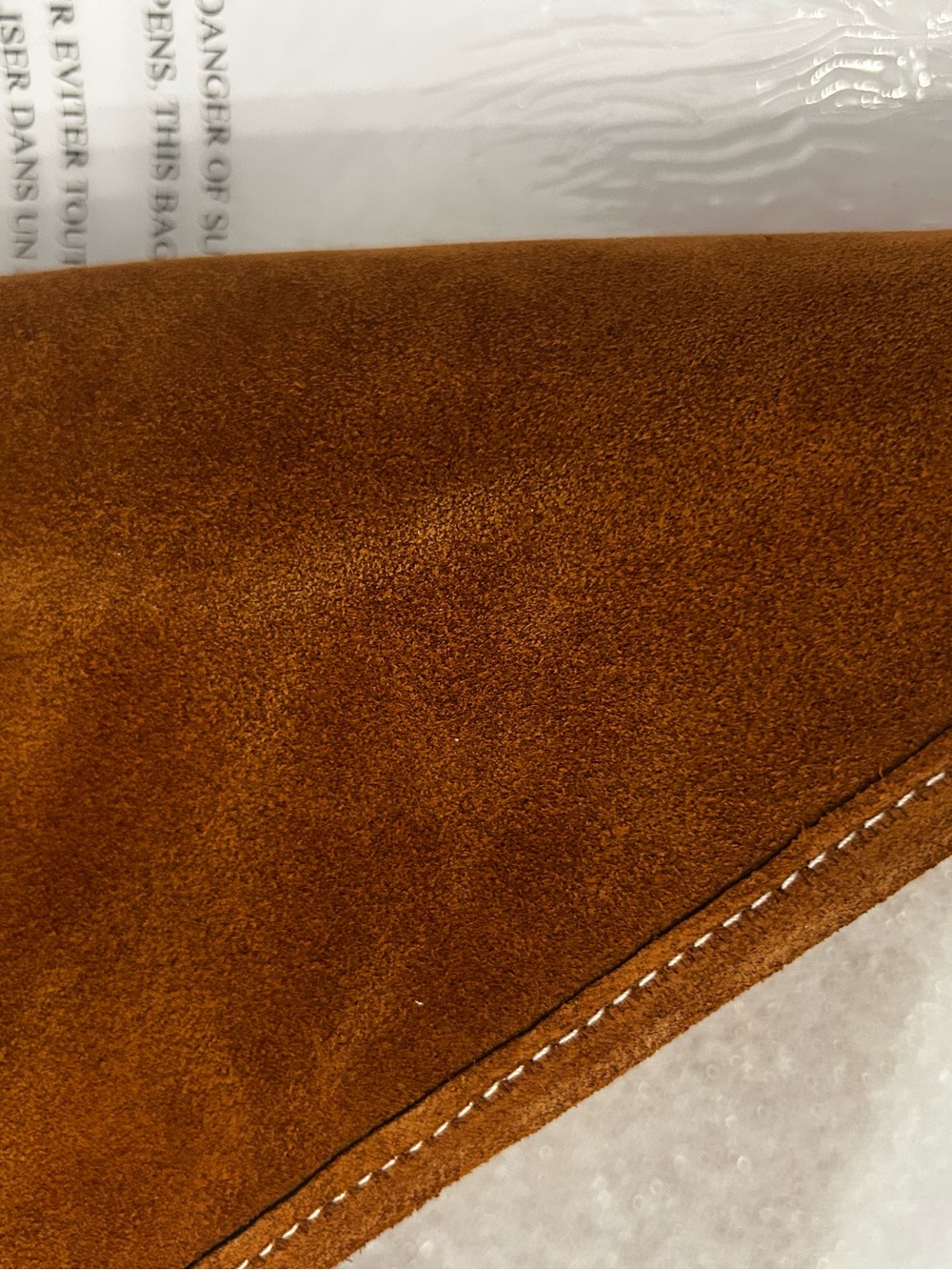 STAUD • tan suede mini Ronnie bag - Picture 9 of 13